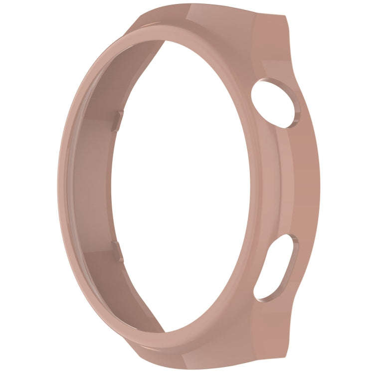 For Huawei Watch 4 Pro Half Coverage Hollowed Watch Protective Case + Hydrogel Film Set(Pink)