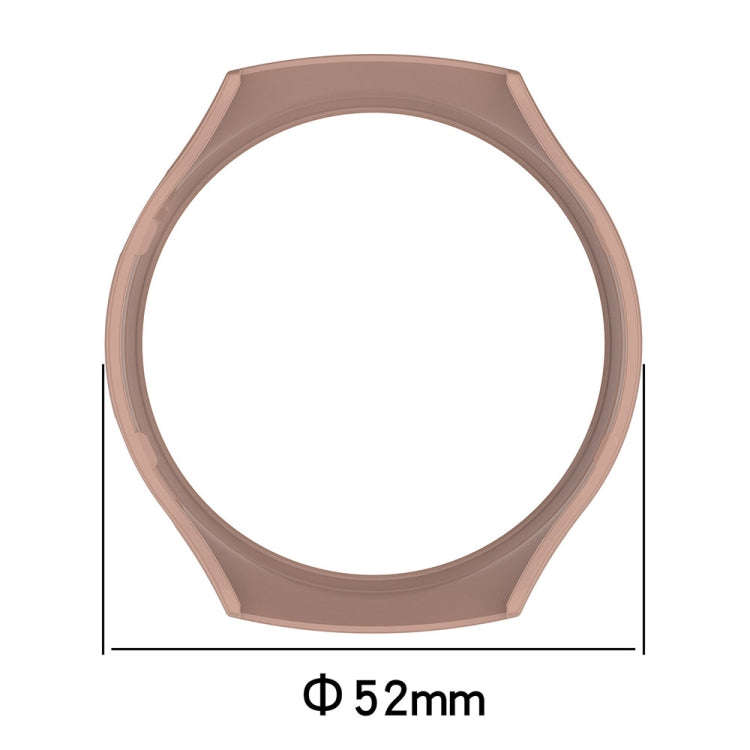 For Huawei Watch 4 Pro Half Coverage Hollowed Watch Protective Case + Hydrogel Film Set(Ivory White)
