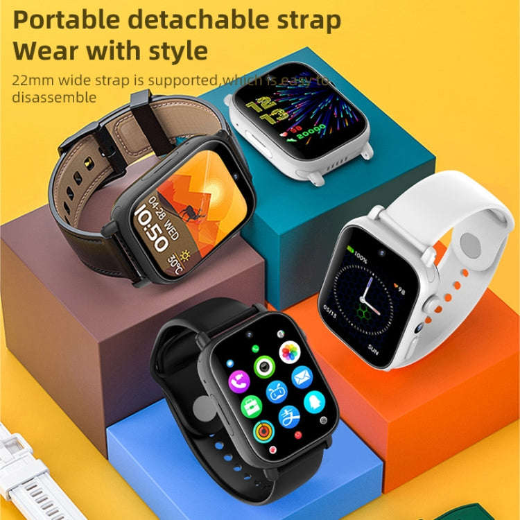 UNIWA X1S 1.9 inch IP67 Waterproof 4G Android 8.1 Dual Cameras Smart Watch Support Temperature Me...