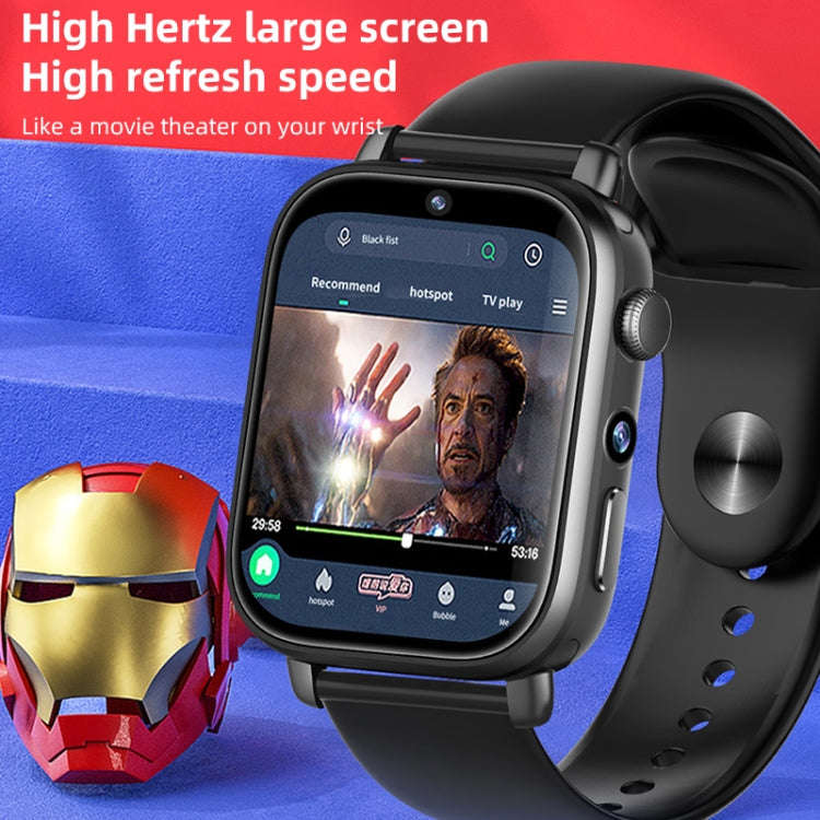 UNIWA X1S 1.9 inch IP67 Waterproof 4G Android 8.1 Dual Cameras Smart Watch Support Temperature Me...