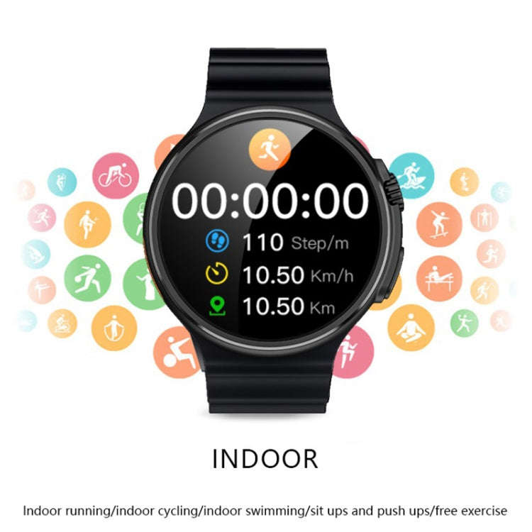 V3 Ultra Max 1.6 inch TFT Round Screen Smart Watch Supports Voice Calls/Blood Oxygen Monitoring(O...
