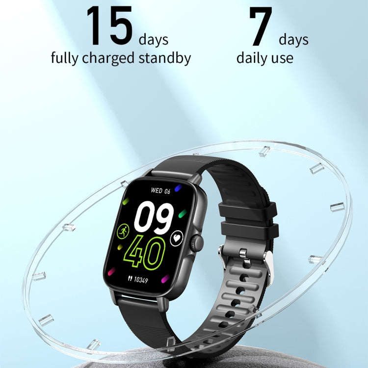 KT59 Pro 1.83 inch IPS Screen Smart Watch Supports Bluetooth Call/Blood Oxygen Monitoring(Black)