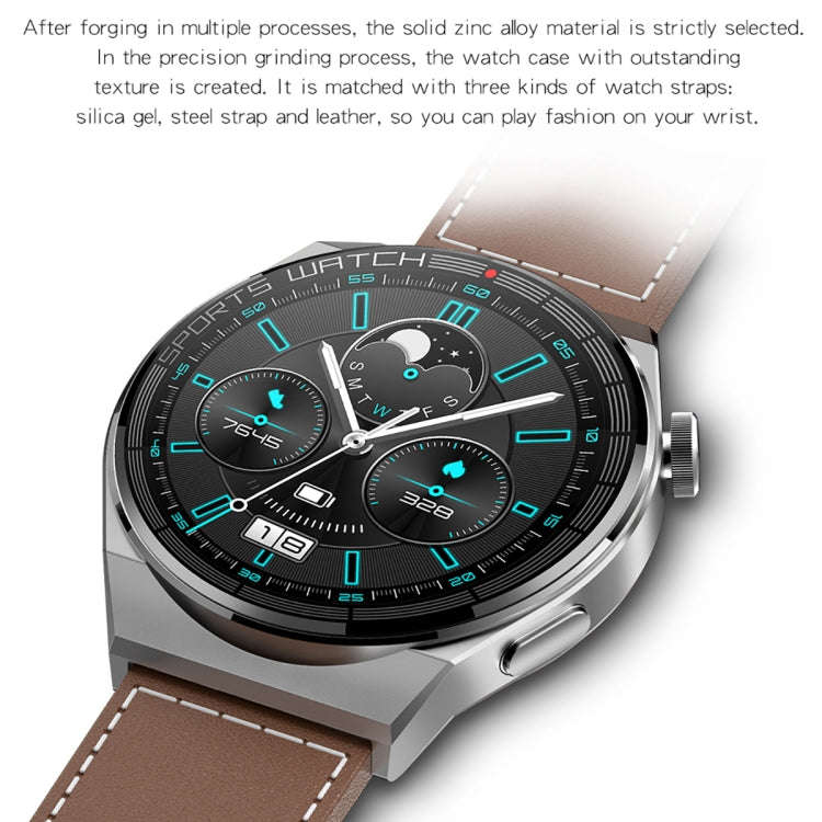 KT62 1.36 inch TFT Round Screen Smart Watch Supports Bluetooth Call/Blood Oxygen Monitoring, Stra...