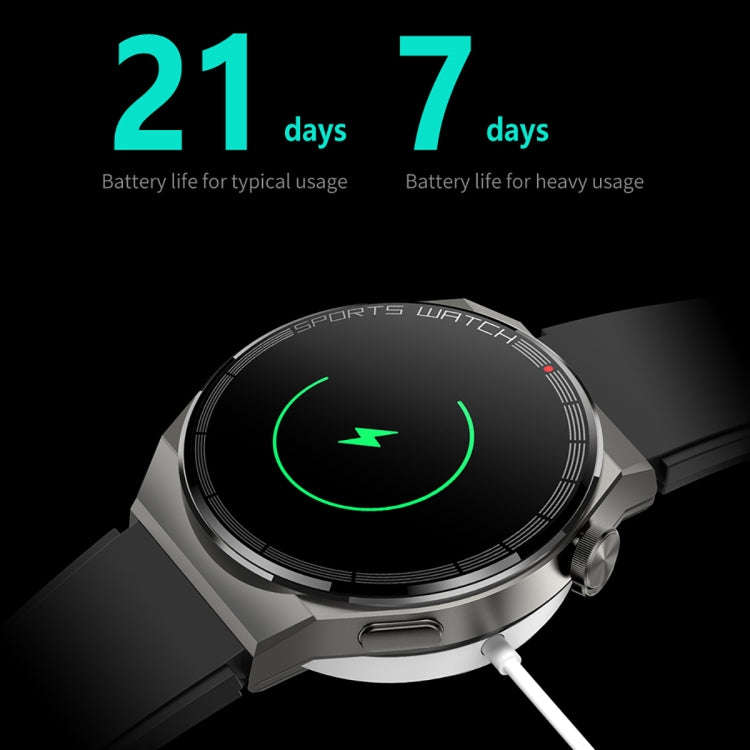KT62 1.36 inch TFT Round Screen Smart Watch Supports Bluetooth Call/Blood Oxygen Monitoring, Stra...