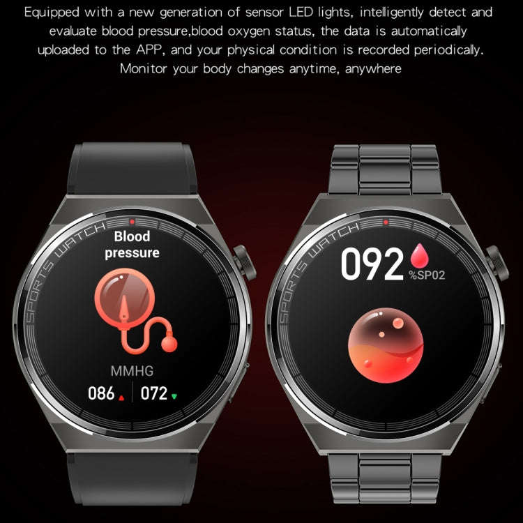 KT62 1.36 inch TFT Round Screen Smart Watch Supports Bluetooth Call/Blood Oxygen Monitoring, Stra...