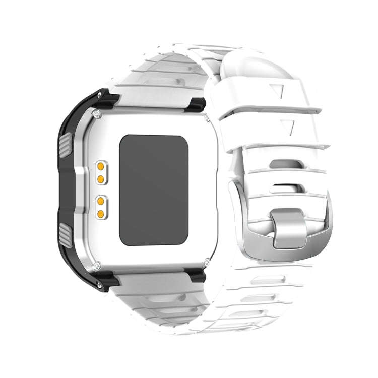 For Garmin Forerunner 920XT Solid Color Silicone Replacement Watch Band(White)