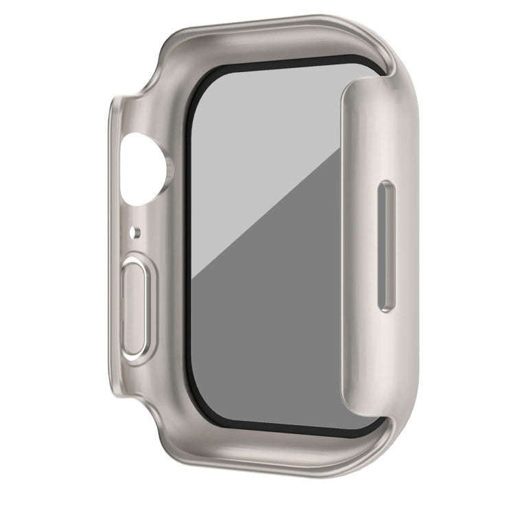 For Apple Watch 7 41mm Frosted PC + Anti-spy Tempered Film Integrated Watch Protective Case(Starl...
