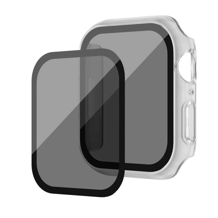 For Apple Watch Ultra 49mm Frosted PC + Anti-spy Tempered Film Integrated Watch Protective Case(T...