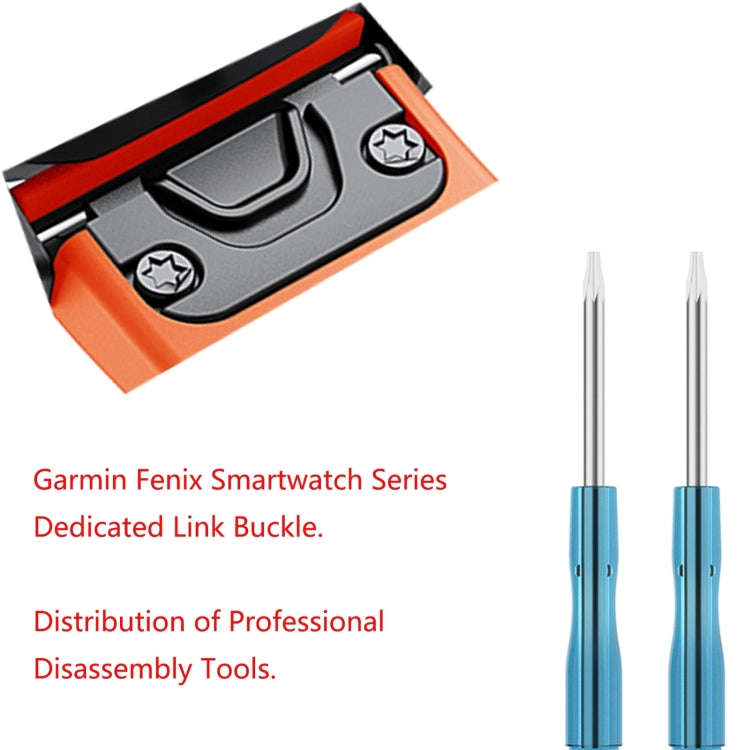 For Garmin Fenix 7S Pro 42mm Silicone Replacement Watch Band(Sky Blue)
