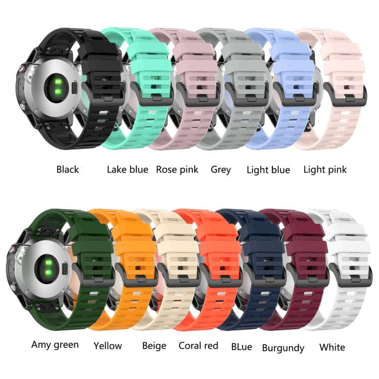 For Garmin  Instinct 2 Solar Sports Silicone Watch Band(Lake Blue)