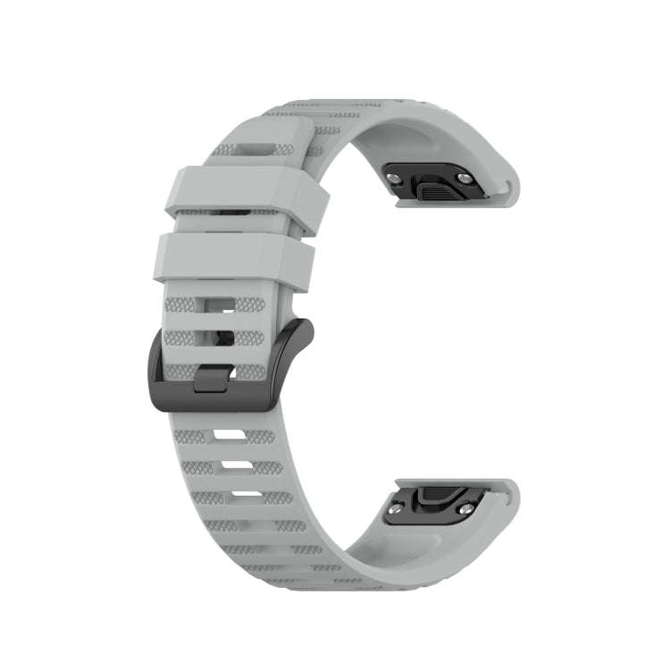 For Garmin Instinct 2X Solar Sports Silicone Watch Band(Gray)