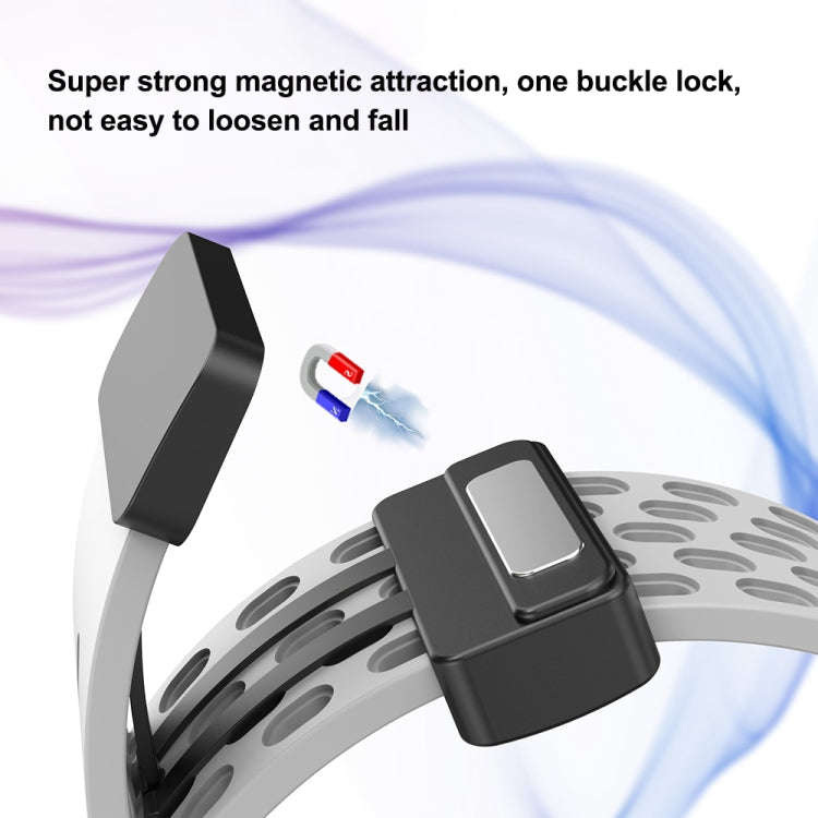 For Huawei Watch 4 / 4 Pro Magnetic Clasp Silicone Watch Band(White)