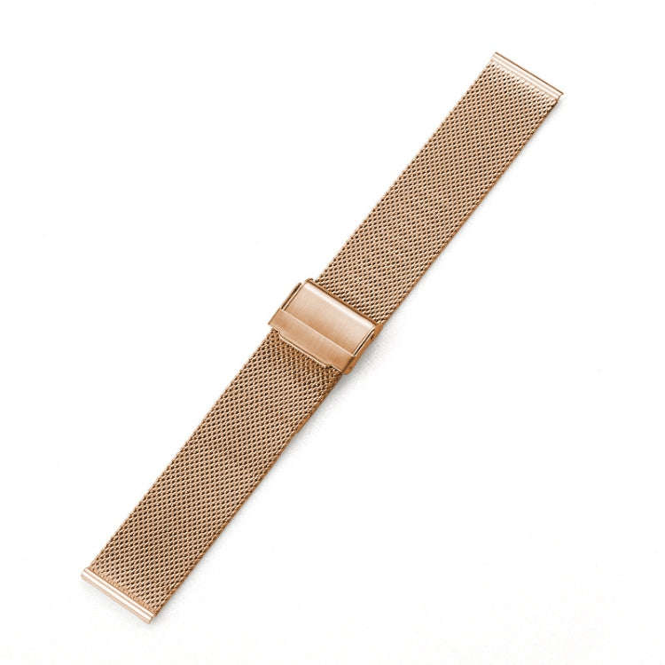 For Huawei Watch 4 / 4 Pro Milan Steel Mesh Double Buckle Watch Band(Rose Gold)