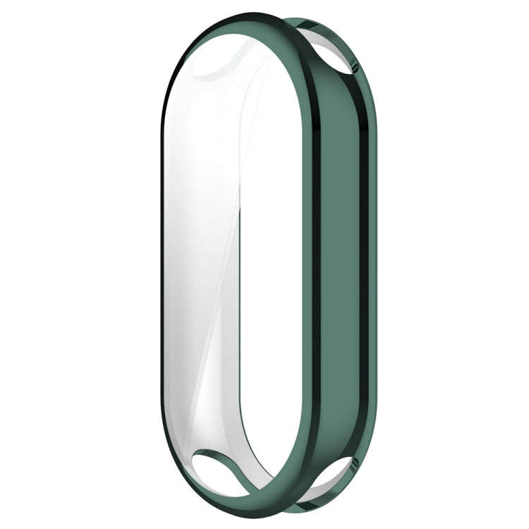 For Xiaomi Mi Band 8 Full Coverage TPU Electroplating Watch Protective Case(Green)