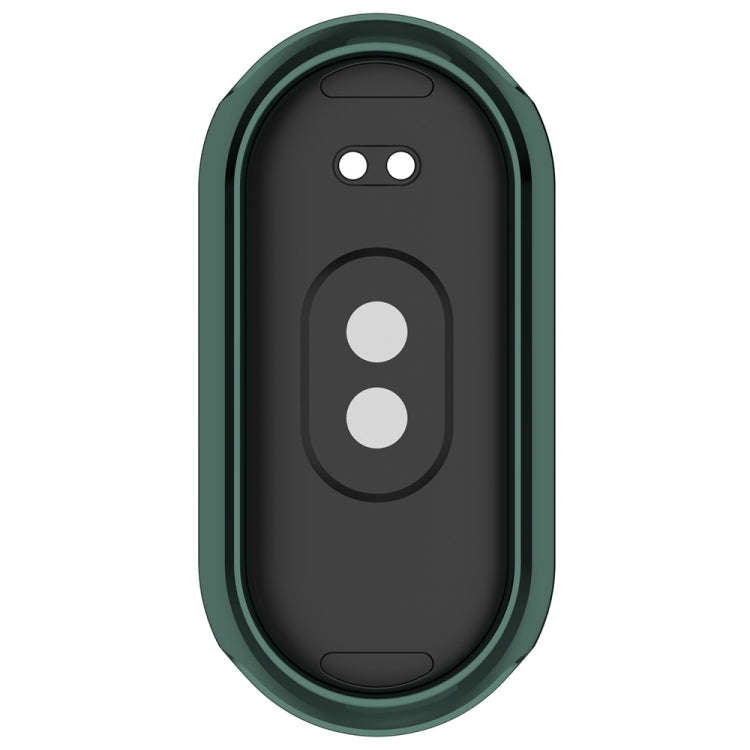 For Xiaomi Mi Band 8 Full Coverage TPU Electroplating Watch Protective Case(Green)