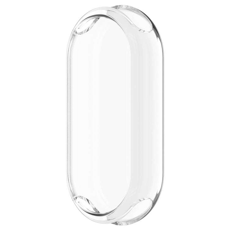 For Xiaomi Mi Band 8 Full Coverage TPU Electroplating Watch Protective Case(Transparent)