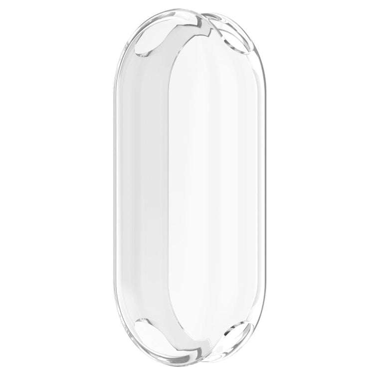 For Xiaomi Mi Band 8 Full Coverage TPU Electroplating Watch Protective Case(Transparent)