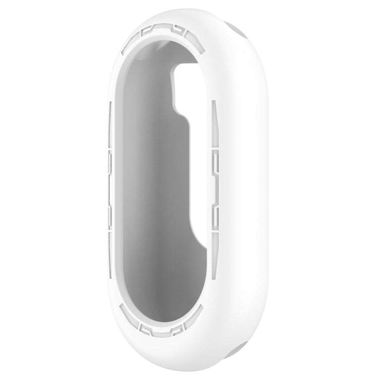 For Xiaomi Mi Band 8 Pure Color Silicone Watch Protective Case(White)