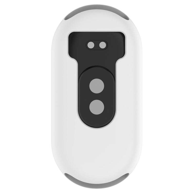 For Xiaomi Mi Band 8 Pure Color Silicone Watch Protective Case(White)