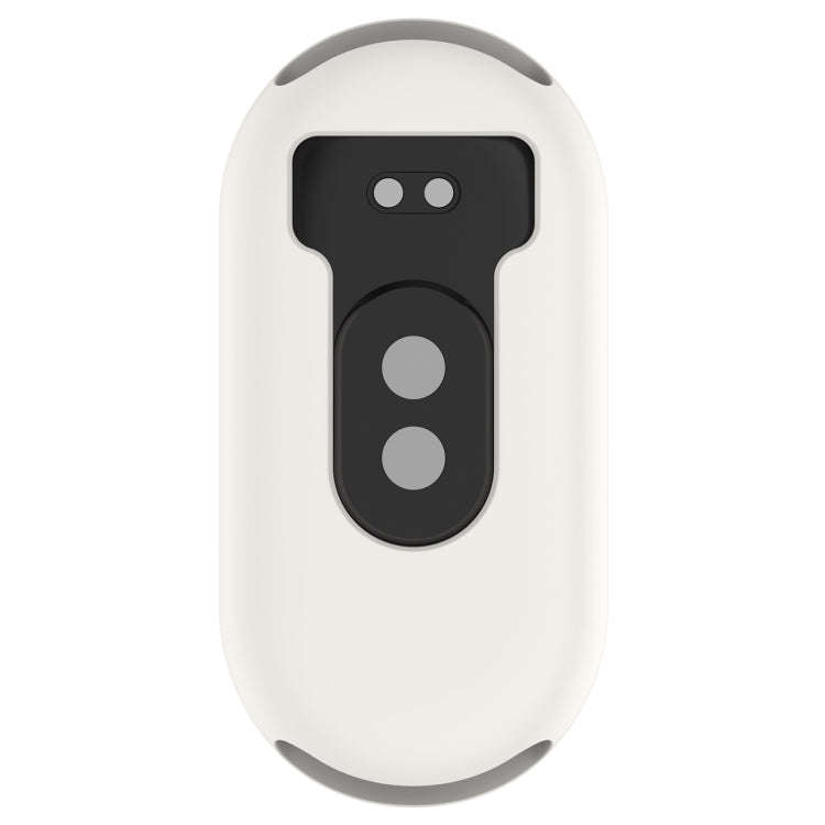 For Xiaomi Mi Band 8 Pure Color Silicone Watch Protective Case(Official White)