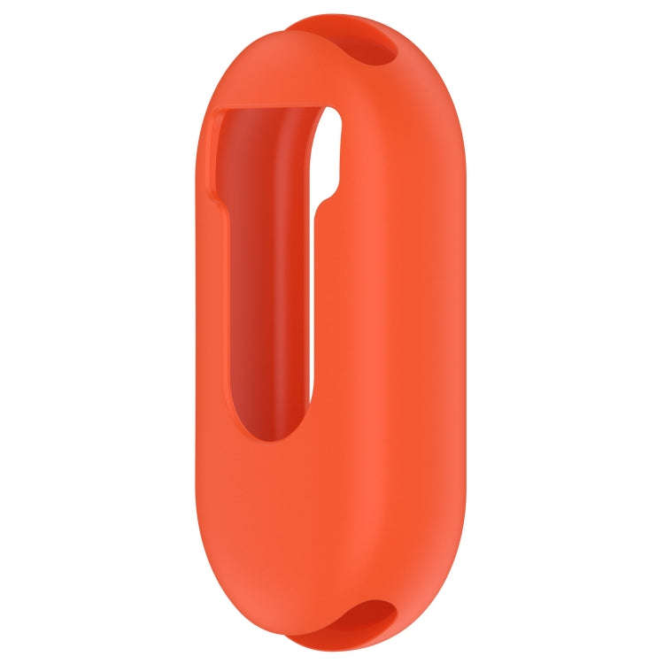For Xiaomi Mi Band 8 Pure Color Silicone Watch Protective Case(Official Orange)