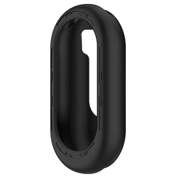 For Xiaomi Mi Band 8 Pure Color Silicone Watch Protective Case(Black)