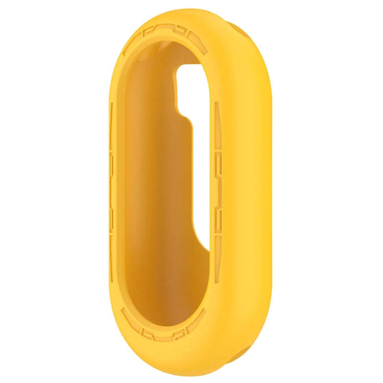 For Xiaomi Mi Band 8 Pure Color Silicone Watch Protective Case(Yellow)