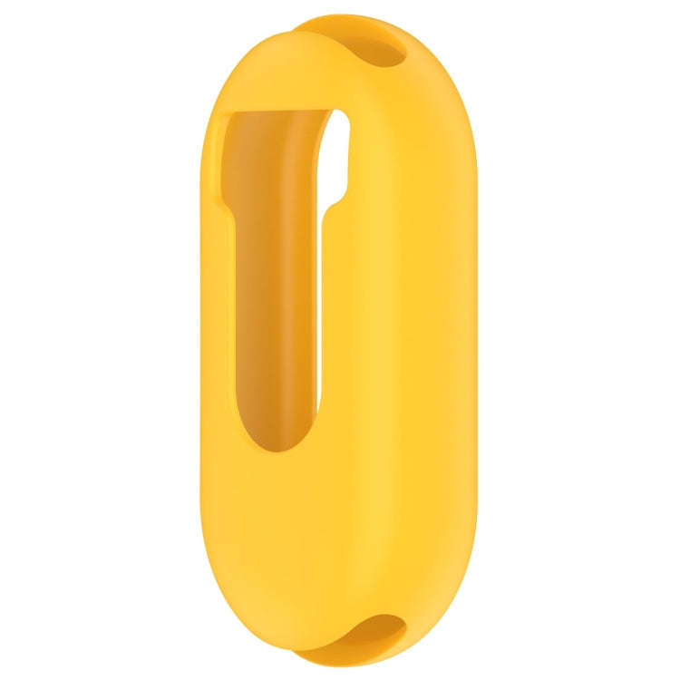 For Xiaomi Mi Band 8 Pure Color Silicone Watch Protective Case(Yellow)