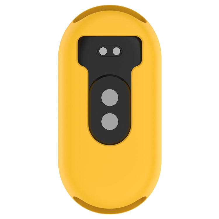 For Xiaomi Mi Band 8 Pure Color Silicone Watch Protective Case(Yellow)