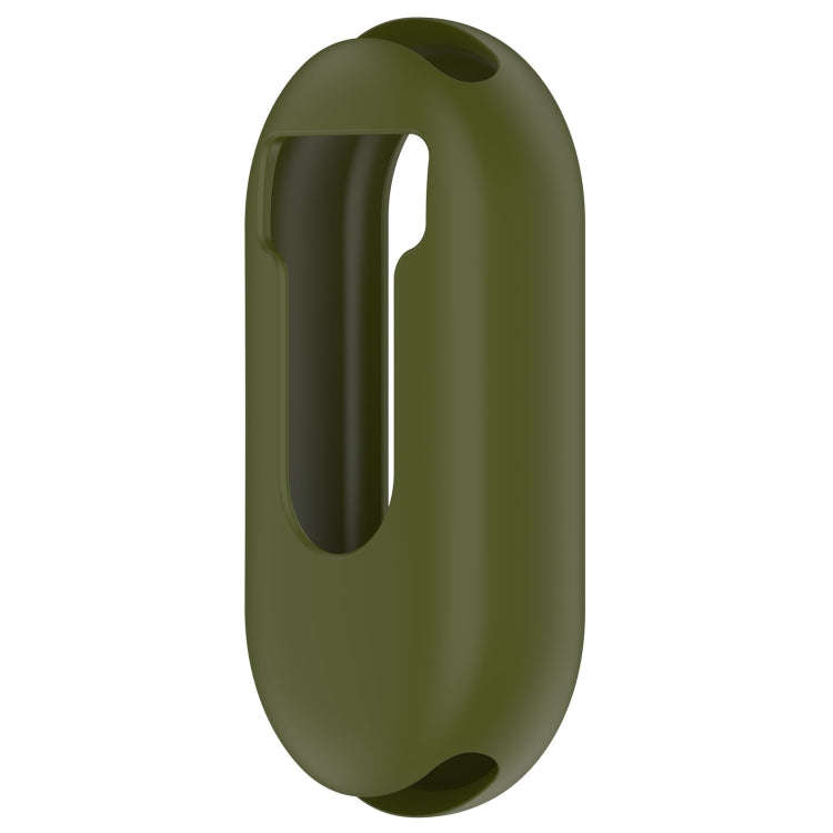 For Xiaomi Mi Band 8 Pure Color Silicone Watch Protective Case(Army Green)