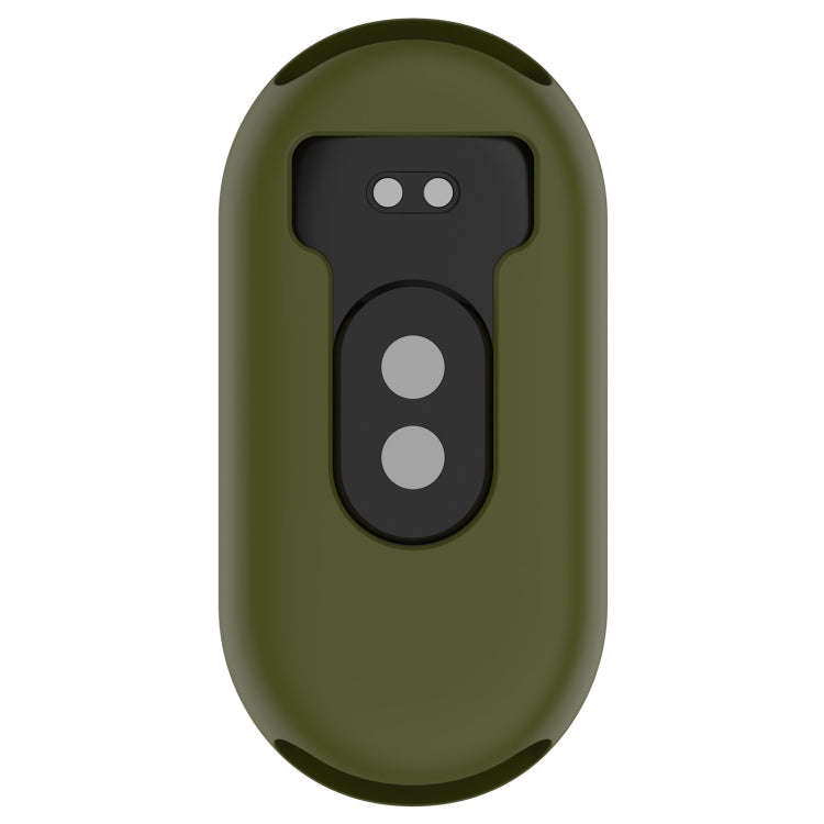 For Xiaomi Mi Band 8 Pure Color Silicone Watch Protective Case(Army Green)