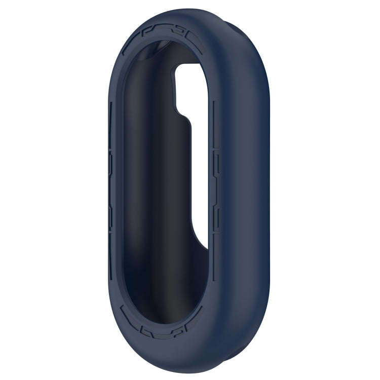 For Xiaomi Mi Band 8 Pure Color Silicone Watch Protective Case(Midnight Blue)
