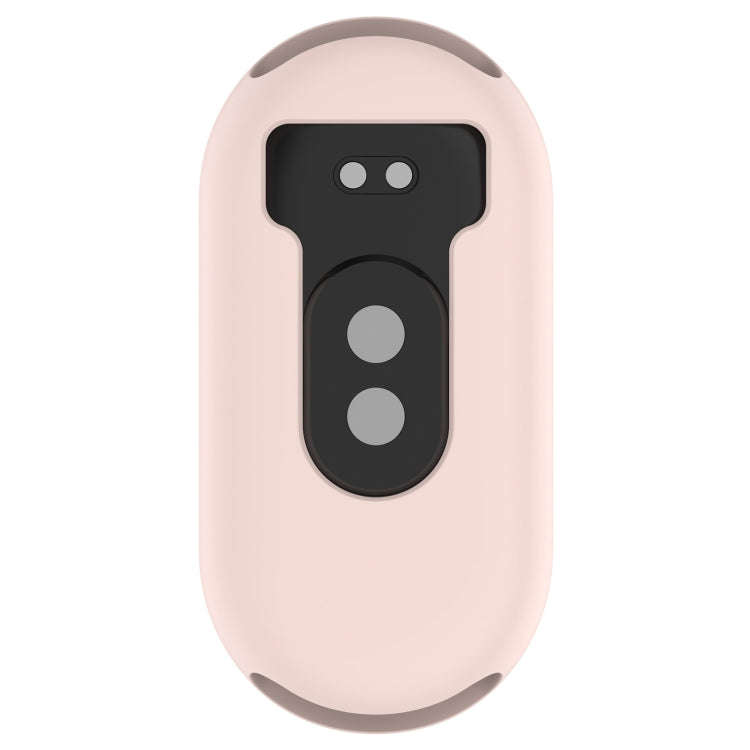 For Xiaomi Mi Band 8 Pure Color Silicone Watch Protective Case(Pink)