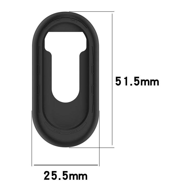 For Xiaomi Mi Band 8 Pure Color Silicone Watch Protective Case(Army Green)