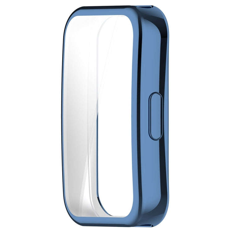 For Huawei Band 10 / 9 / 8 Full Coverage TPU Electroplating Watch Protective Case(Blue)