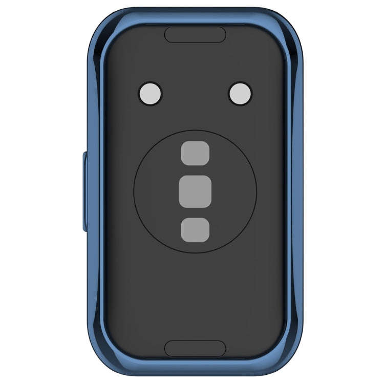 For Huawei Band 10 / 9 / 8 Full Coverage TPU Electroplating Watch Protective Case(Blue)