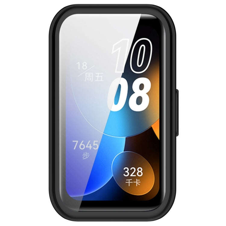 For Huawei Band 10 / 9 / 8 Full Coverage TPU Electroplating Watch Protective Case(Black)