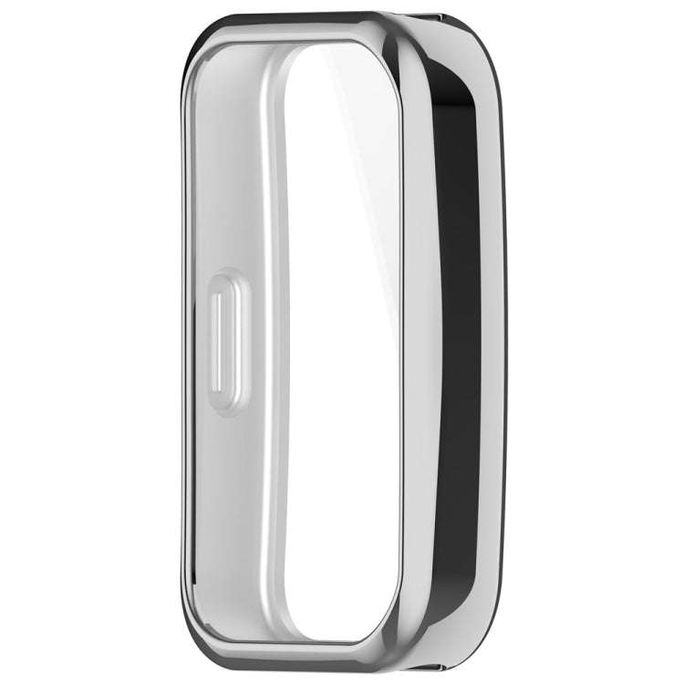 For Huawei Band 10 / 9 / 8 Full Coverage TPU Electroplating Watch Protective Case(Silver)