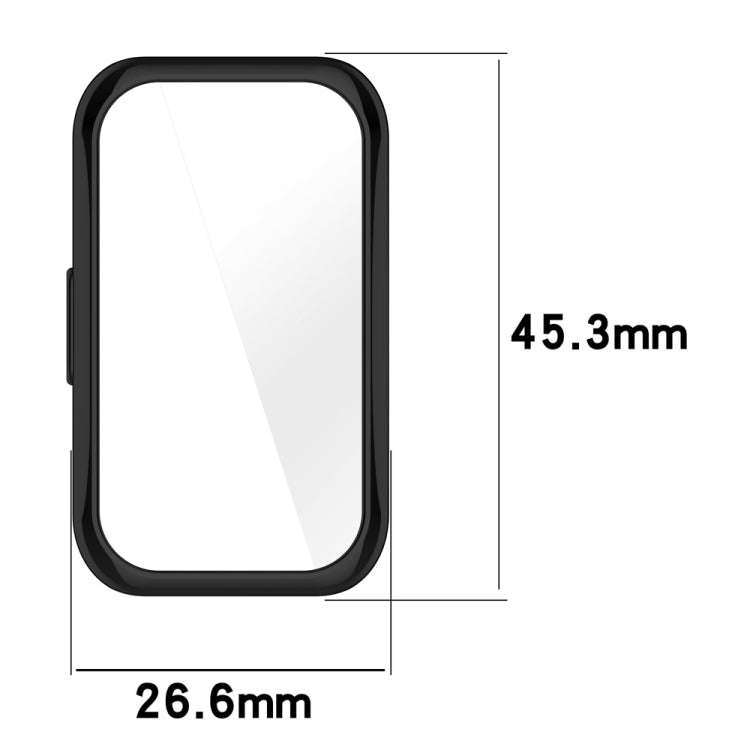 For Huawei Band 10 / 9 / 8 Full Coverage TPU Electroplating Watch Protective Case(Light Gold)