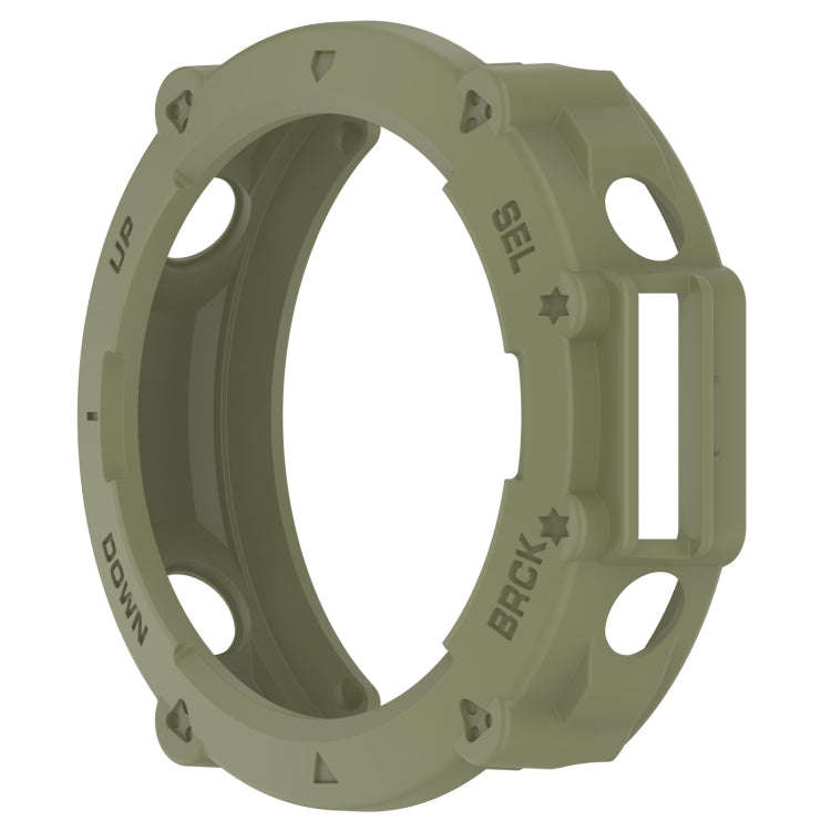For Amazfit T-Rex Ultra Armor Hollow Watch Protective Case(Green)