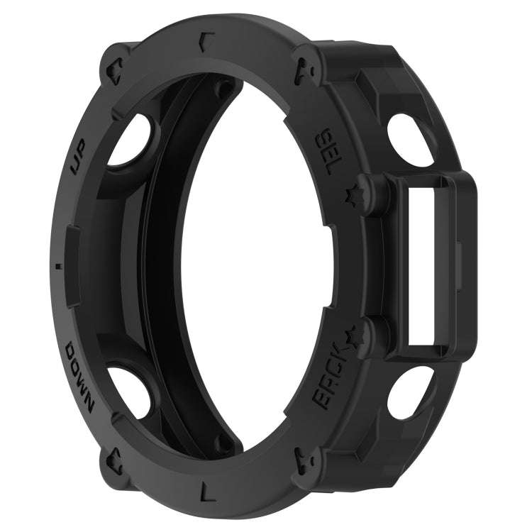 For Amazfit T-Rex Ultra Armor Hollow Watch Protective Case(Black)
