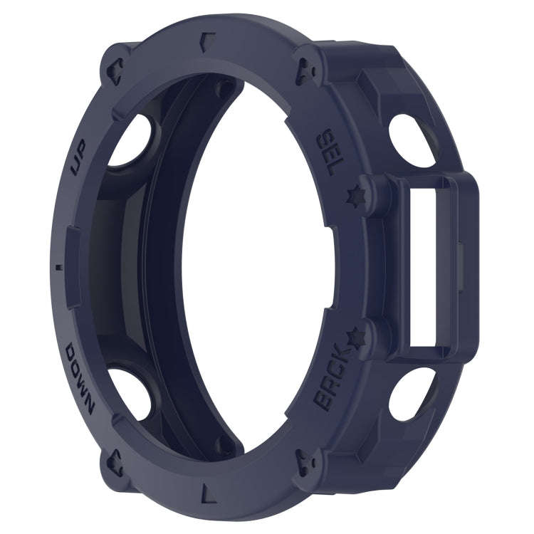 For Amazfit T-Rex Ultra Armor Hollow Watch Protective Case(Midnight Blue)