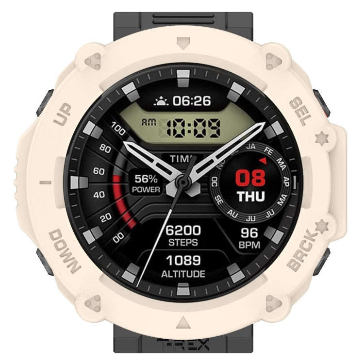 For Amazfit T-Rex Ultra Armor Hollow Watch Protective Case(Starlight Color)