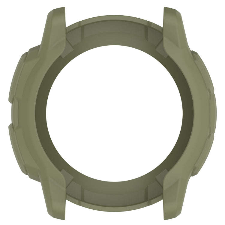 For Garmin Instinct 2X Armor Hollow Watch Protective Case(Green)