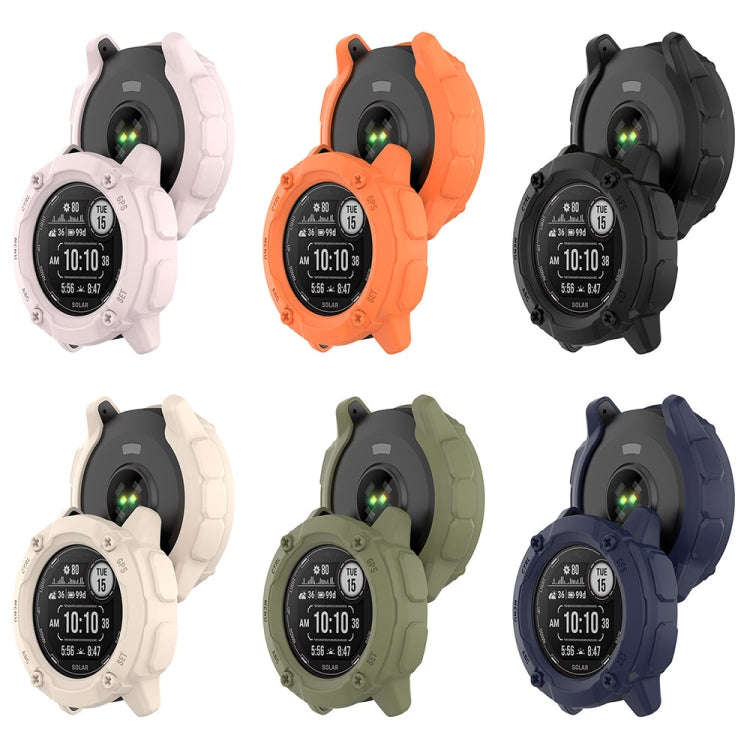 For Garmin Instinct 2X Armor Hollow Watch Protective Case(Starlight Color)