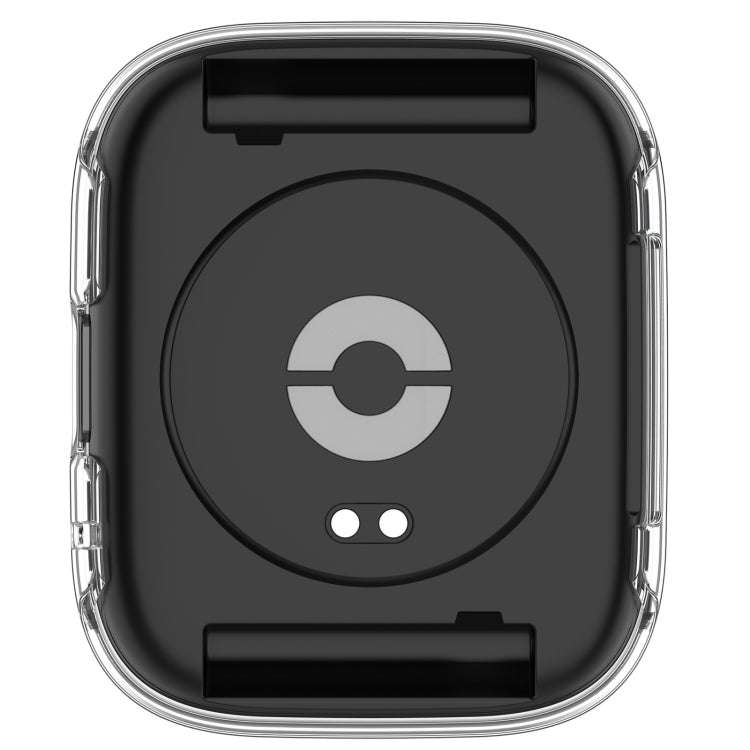 For Redmi Watch 3 Lite PC + Tempered Film Integrated Watch Protective Case(Transparent)