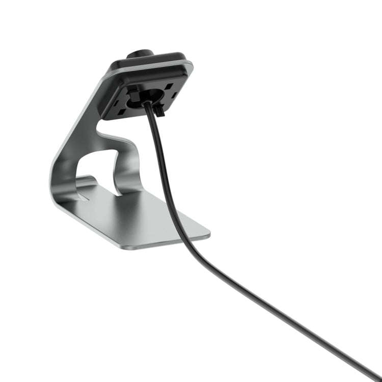 For Amazfit T-Rex Ultra Rotatable Smart Watch Charger Metal Dock Charger Bracket(Grey)