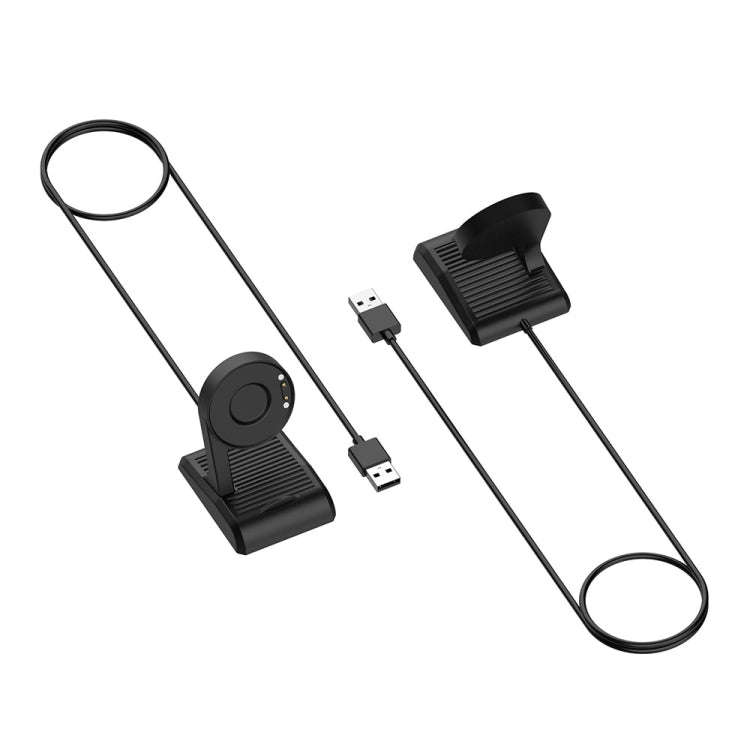 For Ticwatch Pro 5 Smart Watch USB Vertical Magnetic Charger, Lenght: 1m(Black)