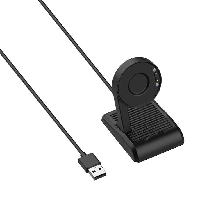 For Ticwatch Pro 5 Smart Watch USB Vertical Magnetic Charger, Lenght: 1m(Black)