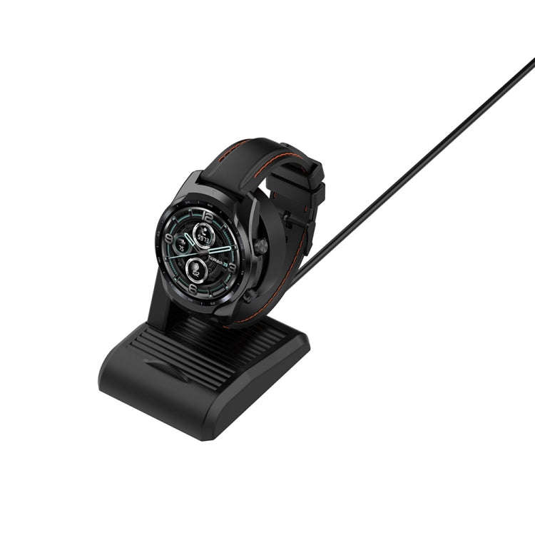 For Ticwatch Pro 5 Smart Watch USB Vertical Magnetic Charger, Lenght: 1m(Black)